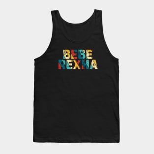 Retro Color - Bebe Rexha Tank Top